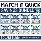Match It Quick Game Bundle for Later Developing Sounds | S
