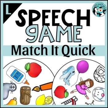 Preview of Articulation Game | L and L-Blend Match It Quick
