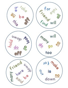 Match It! Read It! Journeys 2012 Common Core Sight Words Units 4-6
