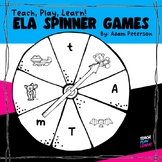 Match & Memory ELA Spinner Games - EDITABLE