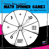 Match & Memory Math Spinner Games - EDITABLE