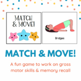 Match & Move! A fun game for gross motor skills and memory recall