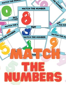 Preview of Identification and Matching Numbers 0-10 Activity