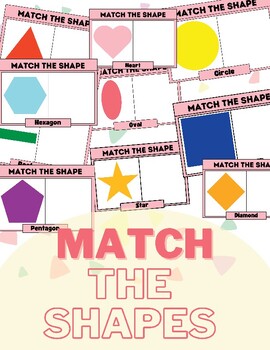 Preview of Match The Shapes: Shape Identification Activity