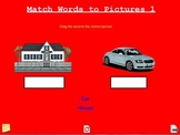 Match Words to Pictures 1 Early Reader Activity A Pinkley Product