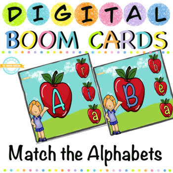 Preview of Match the Alphabets with Sound - Boom Cards ™ Distance Learning