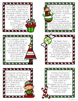 Match the Christmas Price Tags - Decimals by Miles of Resources | TpT