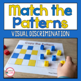 Match the Pattern with Visual Discrimination Task Cards
