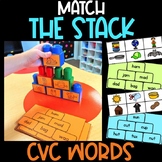 Match the Stack CVC Words | All Short Vowels Included | CV