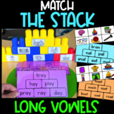 Match the Stack - Long Vowels Activity | Reading & Auditor