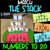 Match the Stack Numbers to 20 | Number Recognition & Follo