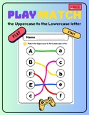 Match the Uppercase to the Lowercase Alphabet Game