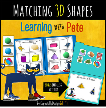 Preview of Matching 3D Shapes With Pete File Folder