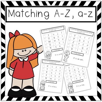 Preview of Matching A-Z, a-z