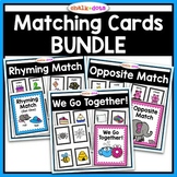 Matching Activities BUNDLE | Opposites - Rhyming Words - M