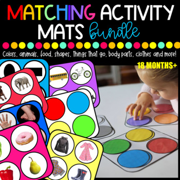 Preview of Matching Activity BUNDLE | Picture to Picture Sorting Mats