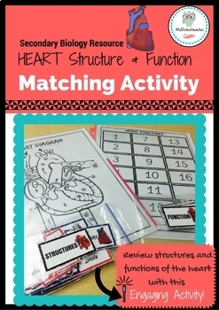 Preview of Structures and Functions of the HEART-Matching Activity