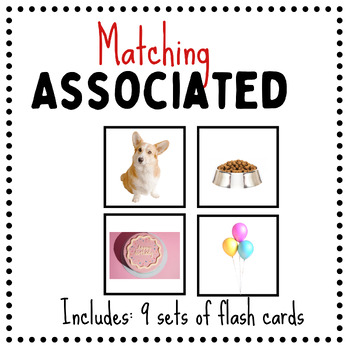 Preview of Matching Associated Flash Cards
