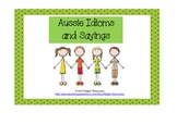 Matching Australian Idioms and Sayings
