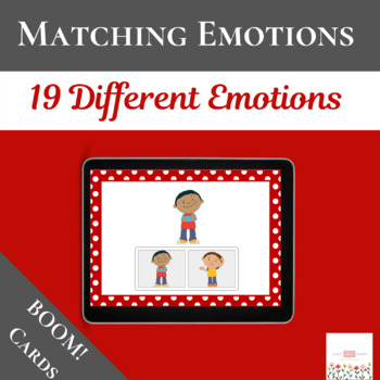 Preview of Matching Basic & Complex Emotions with Boom Cards™ | Digital