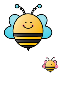 File Folder Game--Matching Bees (Sizes) by Preschool in Paradise