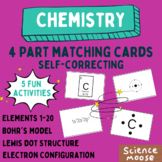 Matching Cards: Elements, Bohr's Model, Lewis Dot, Electro