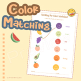 Matching Color Sheet/Game