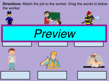 Preview of Matching Community Workers