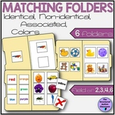 Matching File Folders Pictures, Non-identical, Associated,