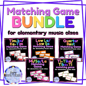 Preview of Matching Game Bundle