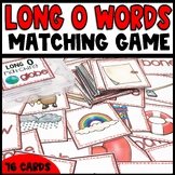 Long Vowel O Matching Games Center | Long O Vowel Activities