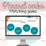 Matching Game Phrasal Verbs ESL