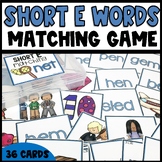 Short E Word Practice CVC Centers | Short E Matching Games