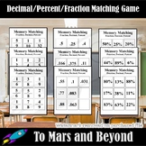 Matching Games Bundle (fractions, percents, decimals, equi
