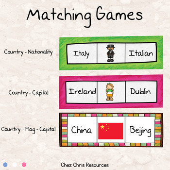Matching Game, Country Flags