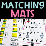 Matching Letters and Numbers Mats