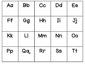 Matching Letters of the Alphabet Bingo Fun| Snowmen Fun | TPT