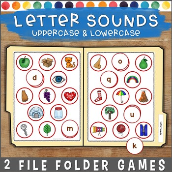 Letter W Sort File Folder Game Preschool Phonics 