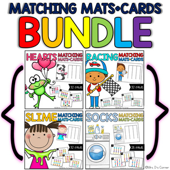 Preview of Matching Mats BUNDLE #3 ( 4 Sets Included! )