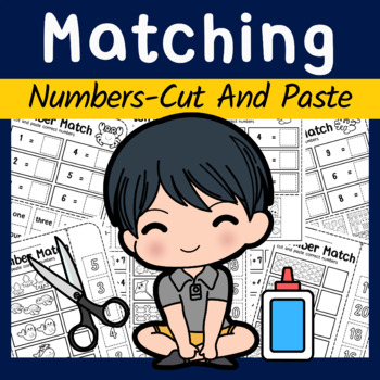 Preview of Matching Quantity To Number Worksheets, One-To-One Correspondence Pictures