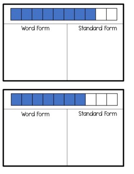 Preview of Matching Numbers through Ten (0-10)