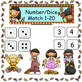 Subitizing Matching Numbers to Dice 1-20