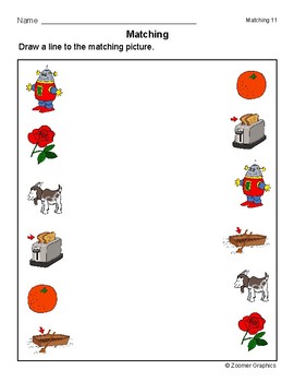 Matching Objects (Long O Words) Activity Sheets by Zoomer ...