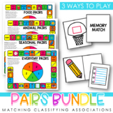 Matching Pairs Bundle - Matching, Classifying, Associations