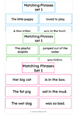 Matching Phrases Bundle - Pink, Blue, and Green Series