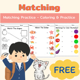 Matching Practice - Coloring & Practice