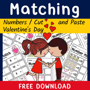 Preview of Matching Quantity To Number Worksheets, One-To-One Correspondence Pictures