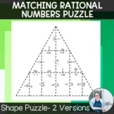 Converting Rational Numbers Shape Puzzle TEKS 7.2a Math Game Activity Tarsia