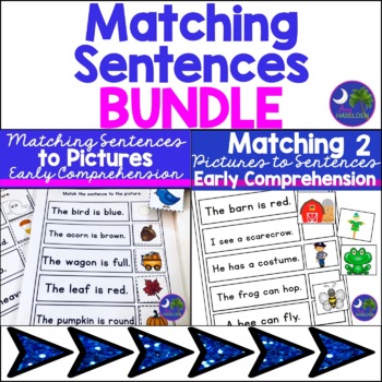 Preview of Matching Sentences | Read and Match for Comprehension Bundle