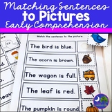 Matching Sentences | Read and Match | Early Comprehension 